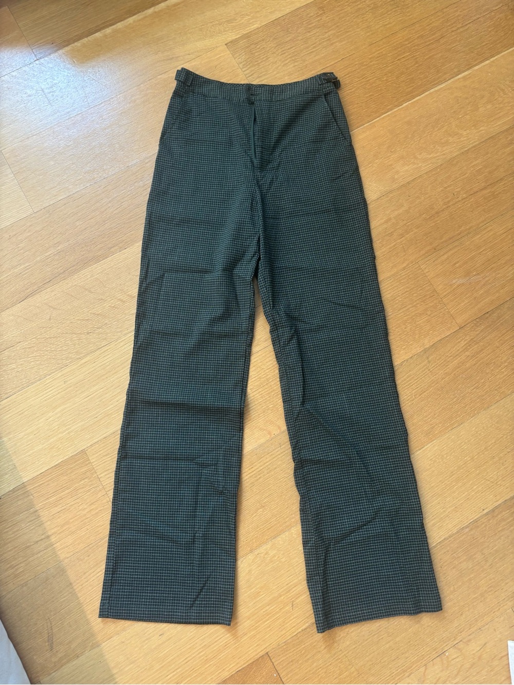 Brandy Melville dark green and Gray Houndstooth Dress Pants
